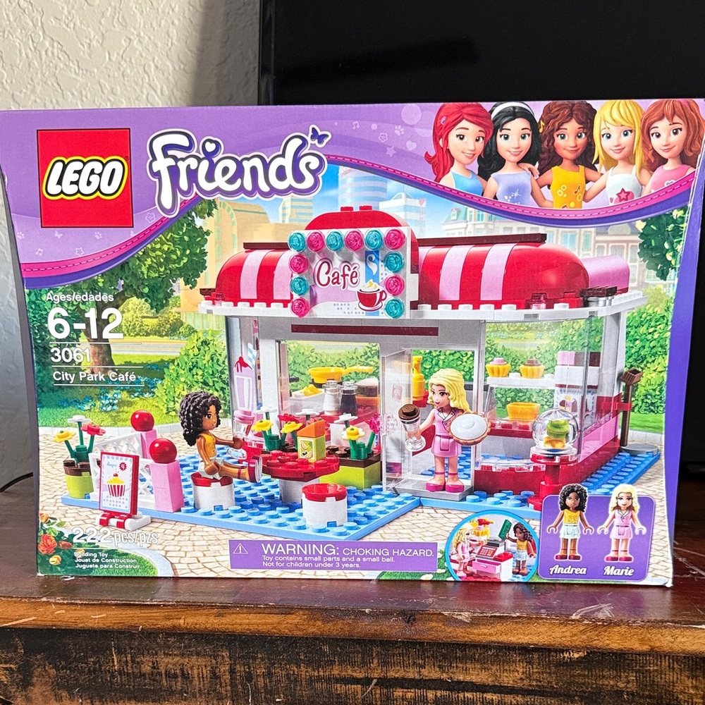 LEGO Friends Café Adventure Set with Red and White Accents